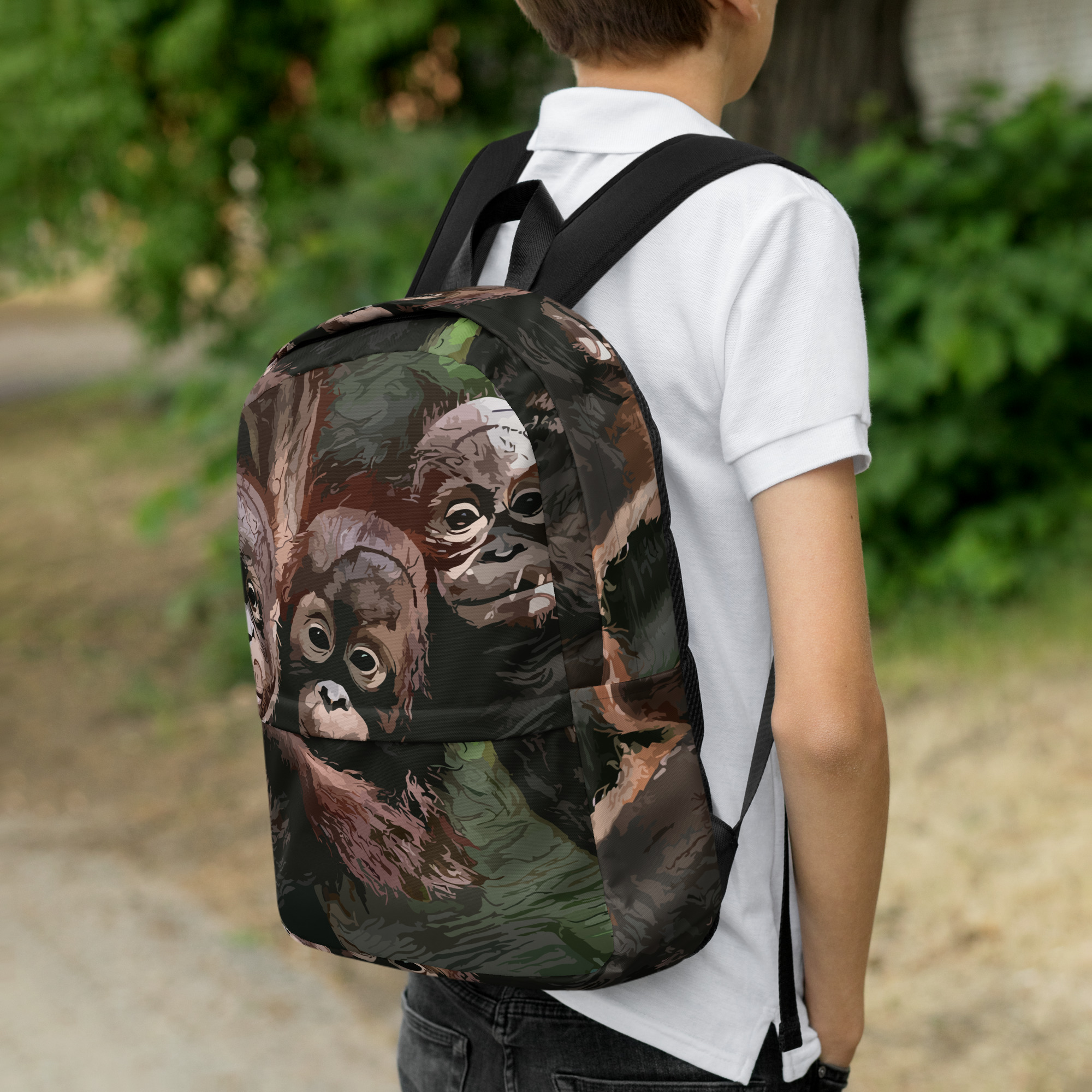 "Orangutan Safety" Backpack - Image 8