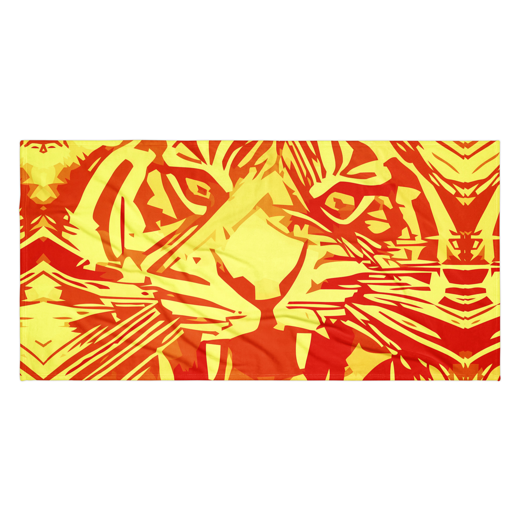 "Tiger Fury" Bath Towel