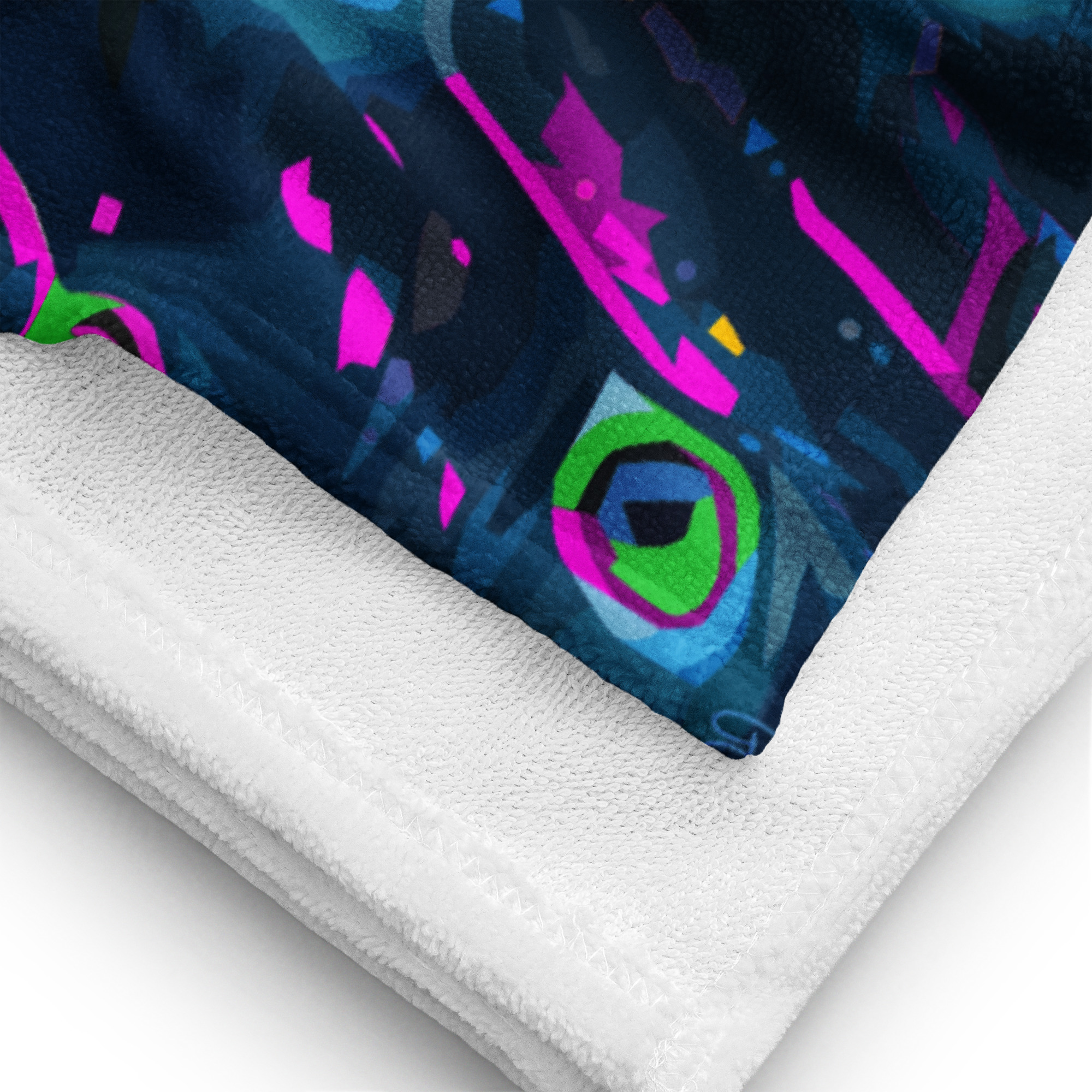 "Constellacock Attraction" LIMITED EDITION Beach Towel - Image 4
