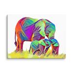 "Elephant Love" Canvas print