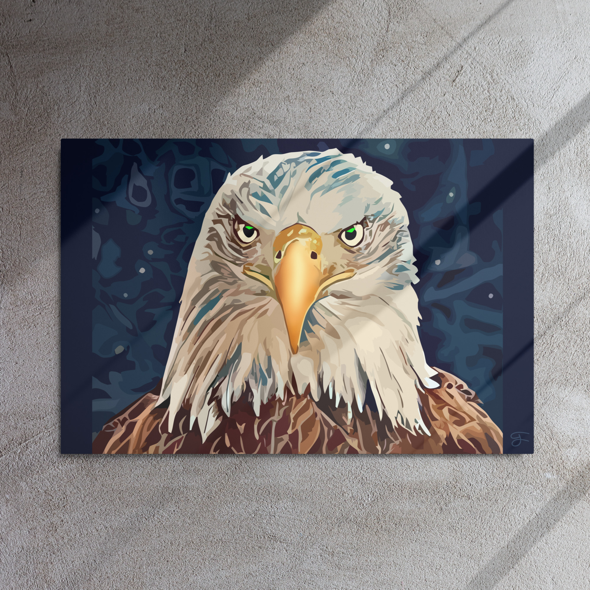"Eagle Wisdom" (metal print) - Image 4