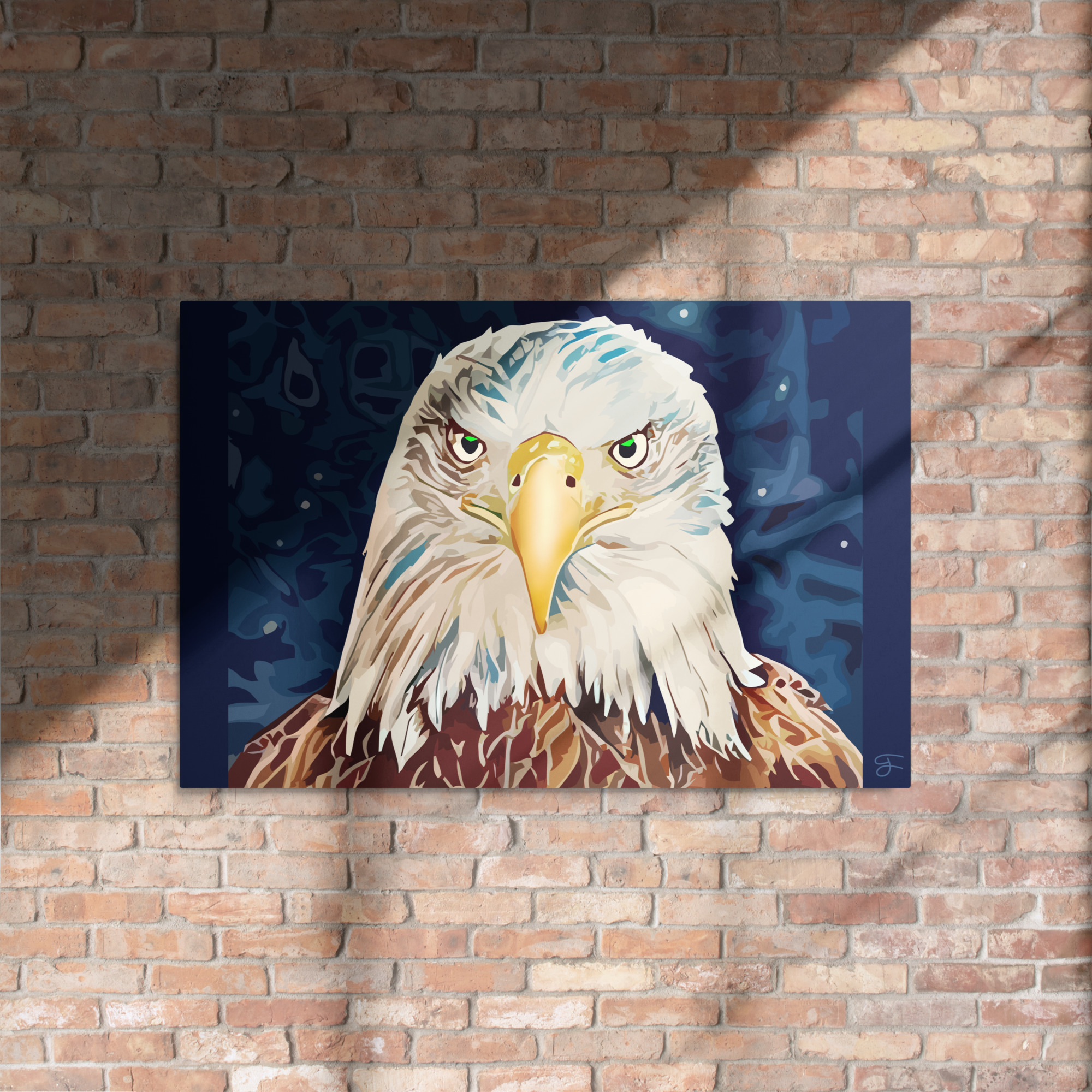 "Eagle Wisdom" (metal print) - Image 3