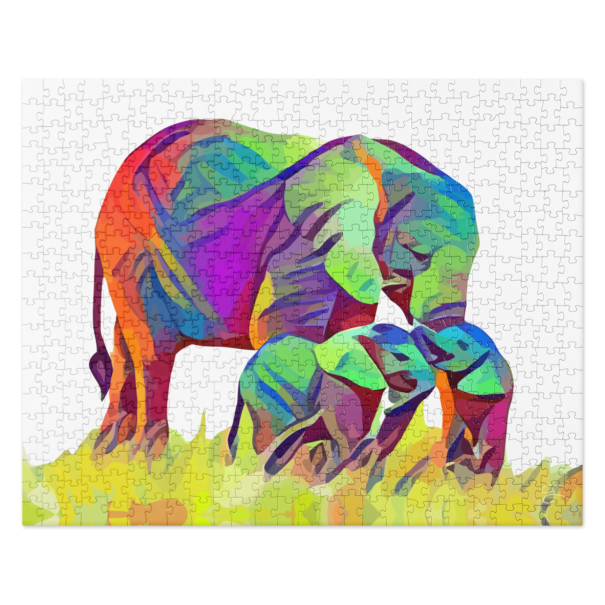 "Elephant Love" Jigsaw Puzzle - Image 2