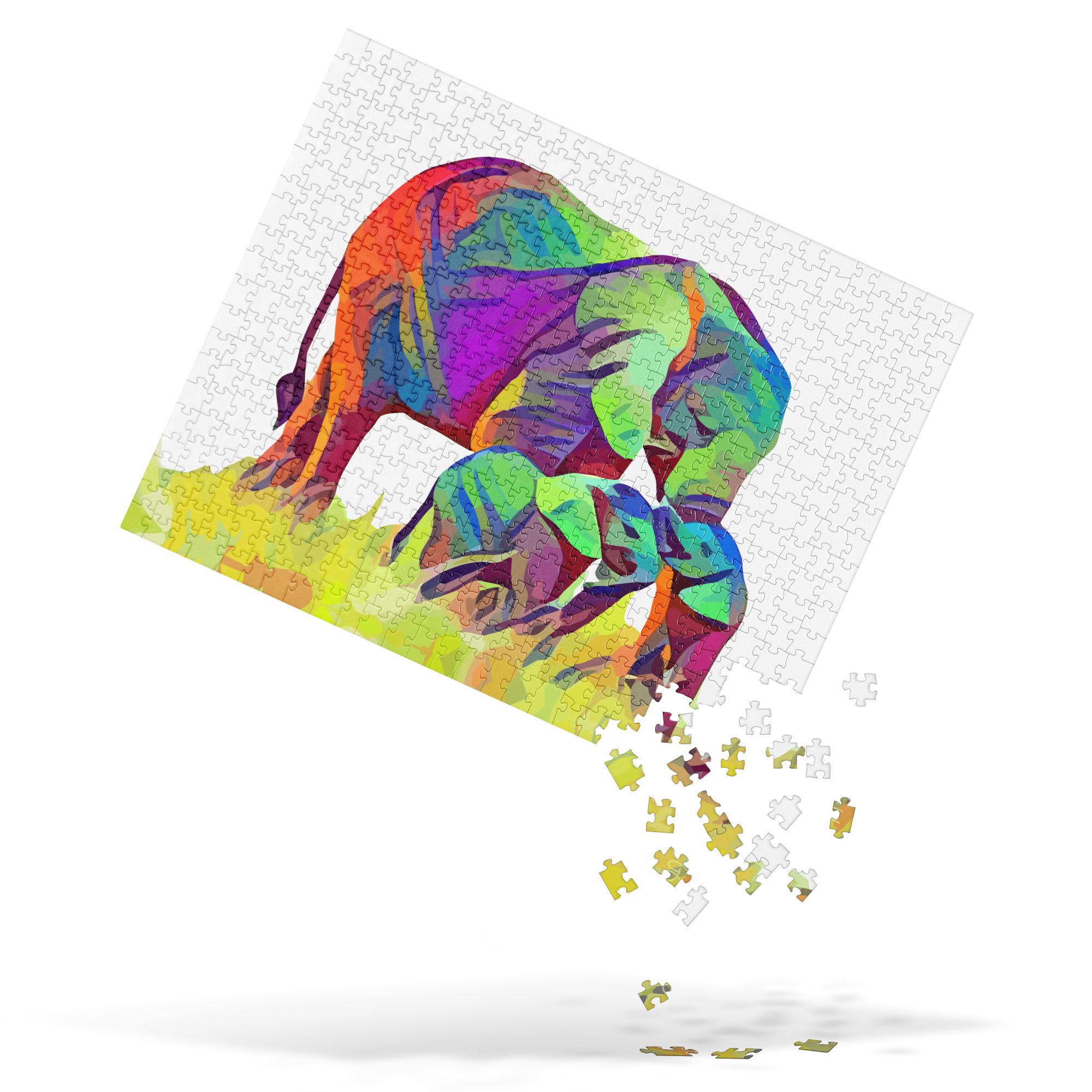 "Elephant Love" Jigsaw Puzzle - Image 4
