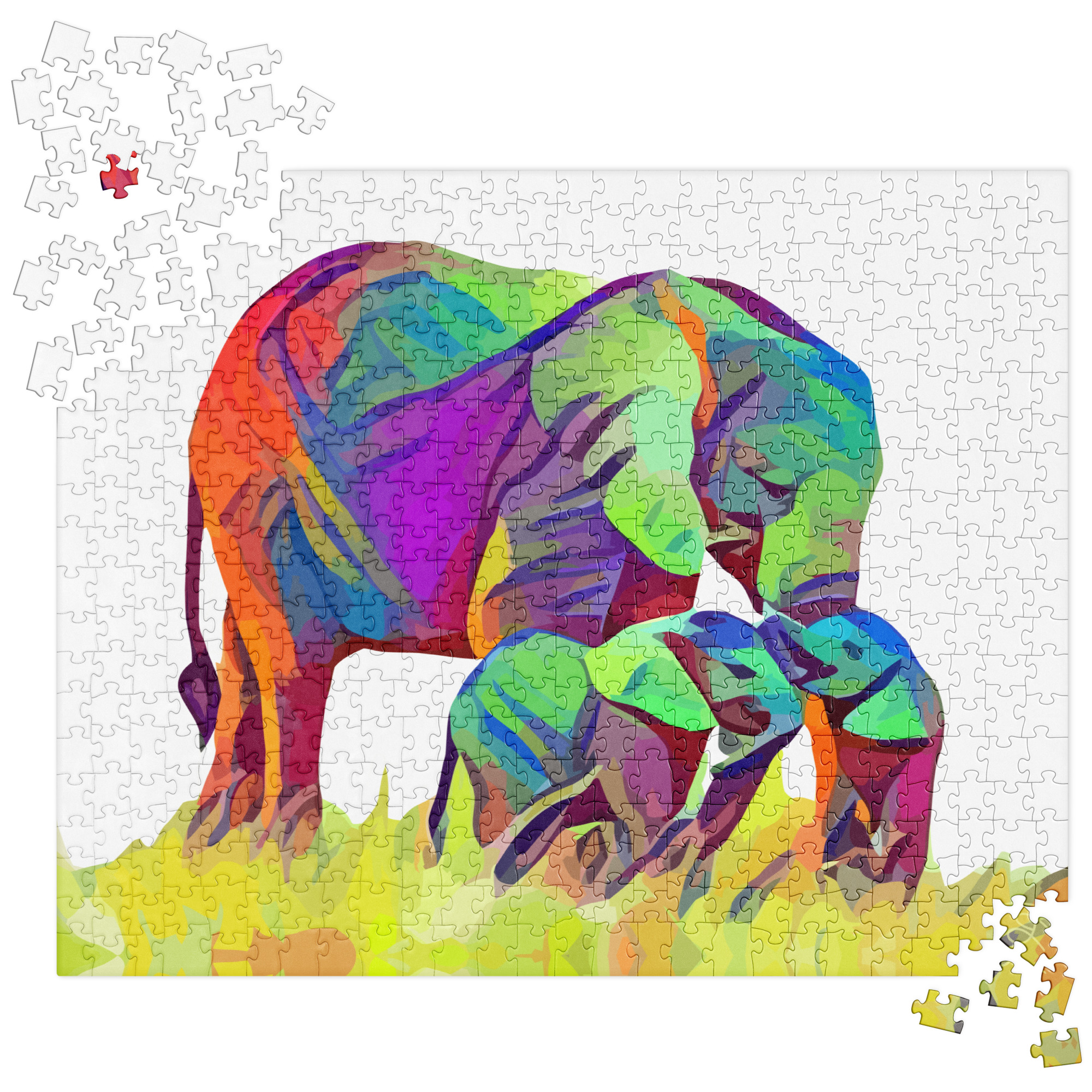"Elephant Love" Jigsaw Puzzle