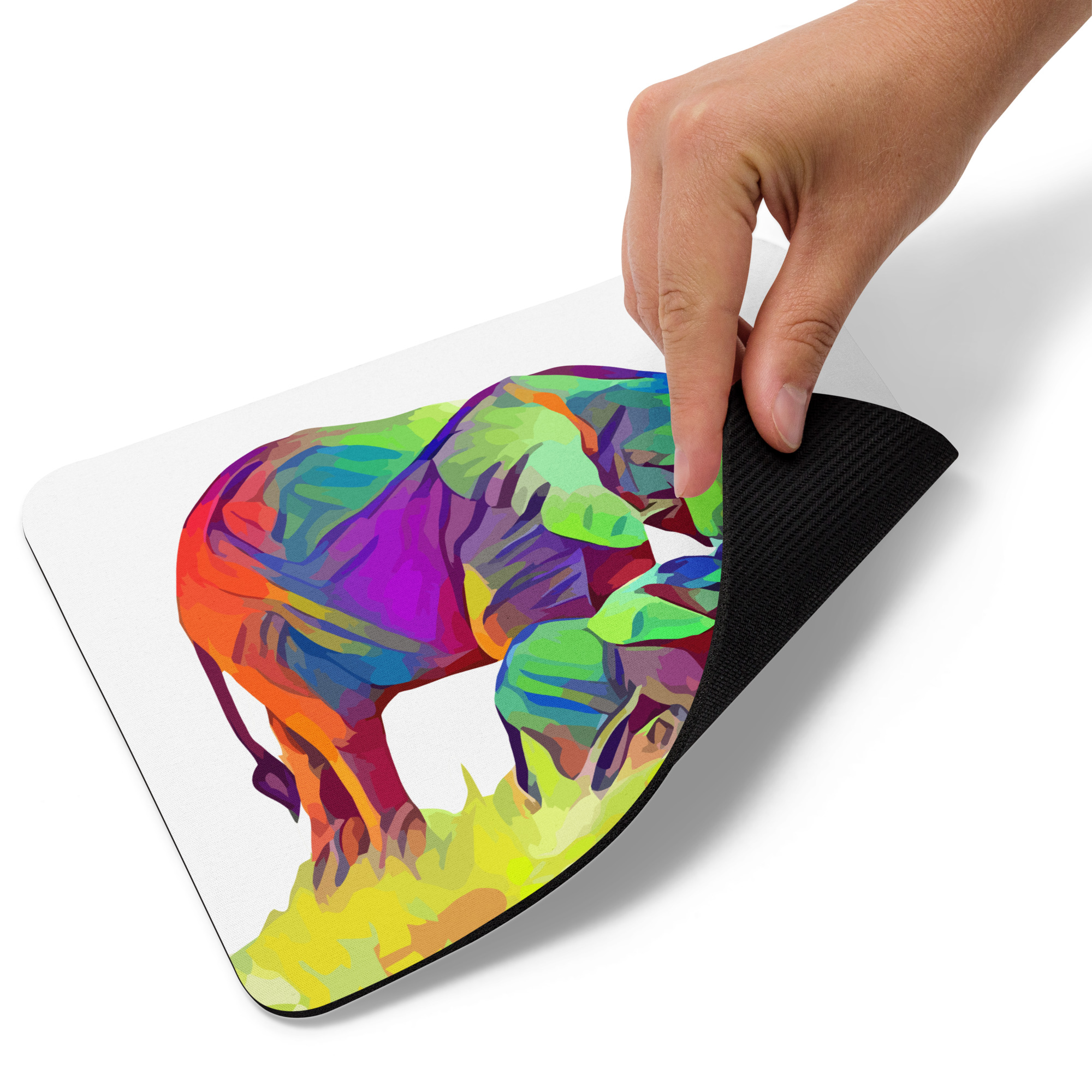 "Elephant Love" Mouse pad - Image 4