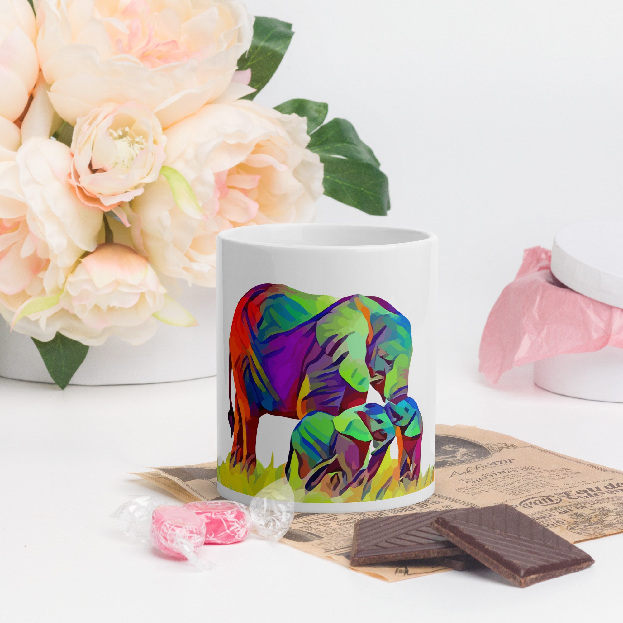 "Elephant Love" Mug - Image 5