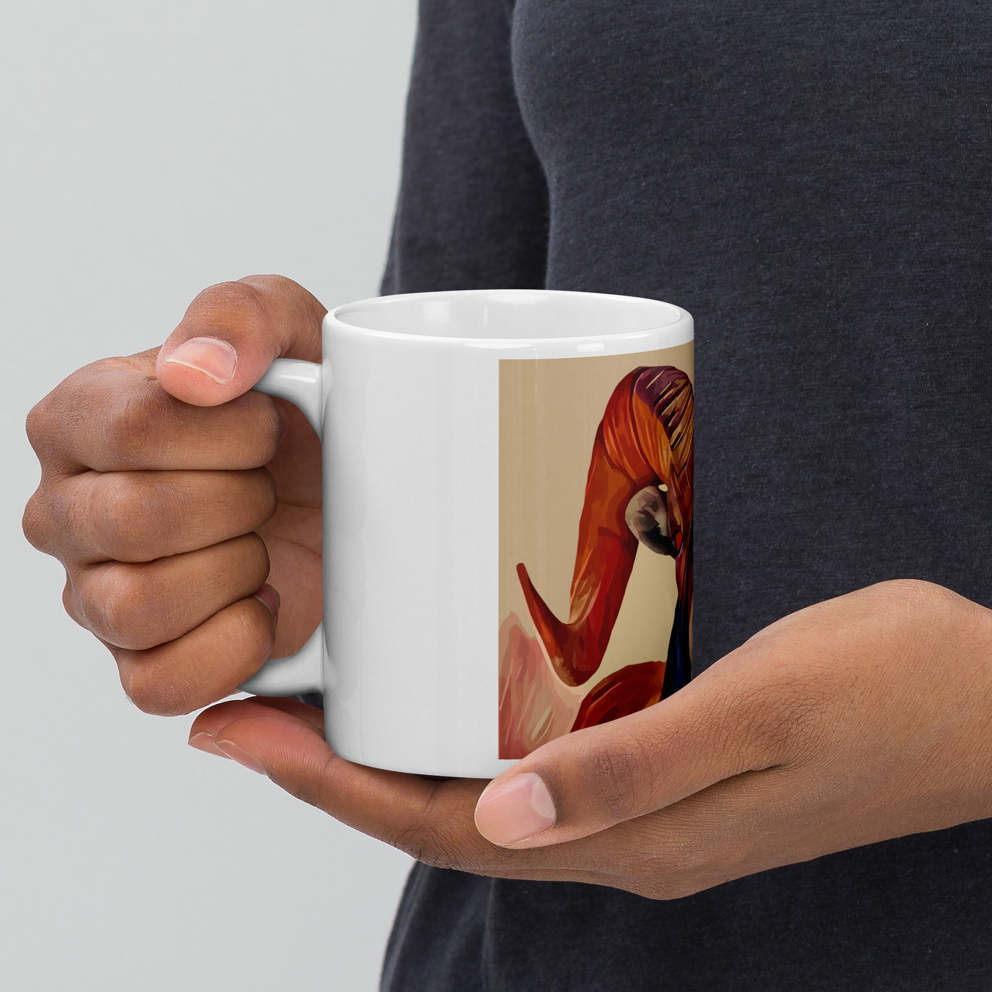 "Ram Courage" mug - Image 5